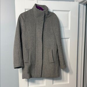 J Crew Women's Gray City coat